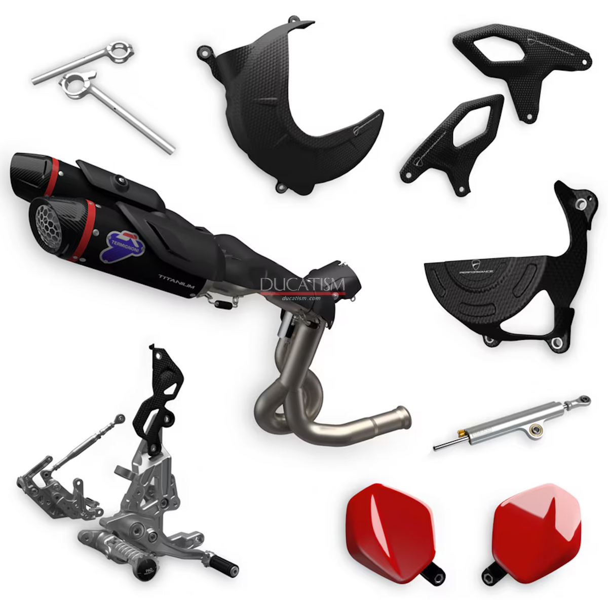 DUCATI 2025-2026 Panigale V2 Racing Accessory Package 97981501AA Genuine Ducati DP Parts