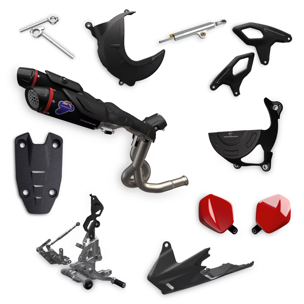 DUCATI 2025-2026 Panigale V2 Racing Accessory Package 97981501AA Genuine Ducati DP Parts