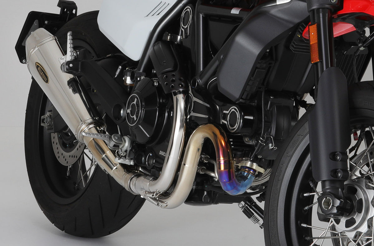 AELLA DUCATI SCRAMBLER AE-42027 スクランブラー 車検対応サイレンサー Scrambler800 2021~23 2BL-3K00 シルバー