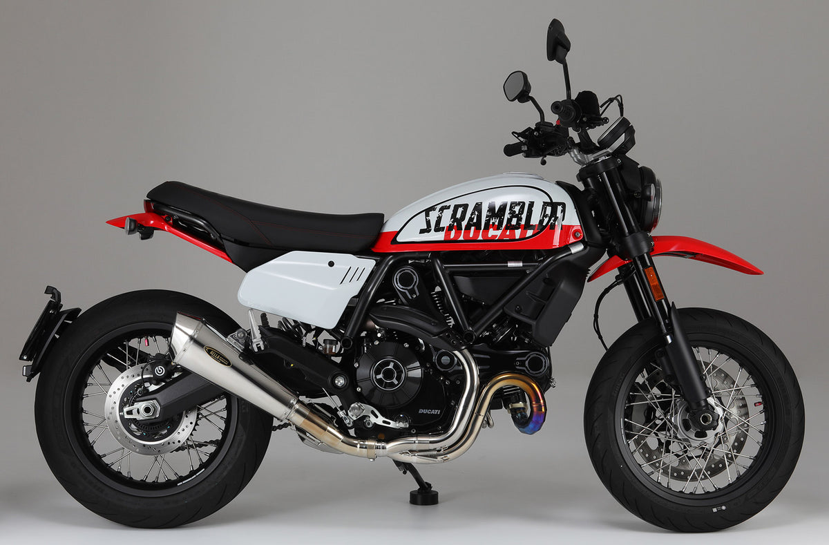 AELLA DUCATI SCRAMBLER AE-42027 スクランブラー 車検対応サイレンサー Scrambler800 2021~23 2BL-3K00 シルバー