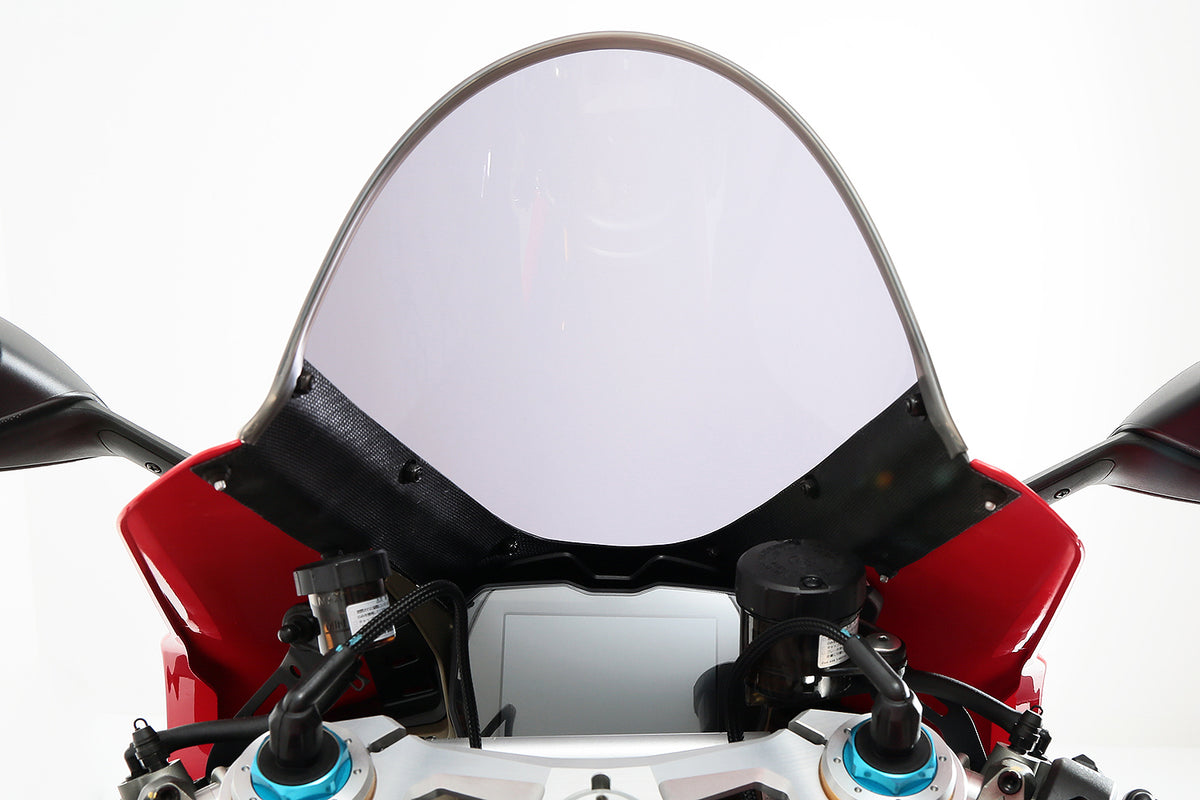 AELLA DUCATI PanigaleV4 2020-2023 アエラ ドライカーボンハイスクリーン:スモーク/クリア パニガーレV4/V4R ドゥカティ AS-004-00-04