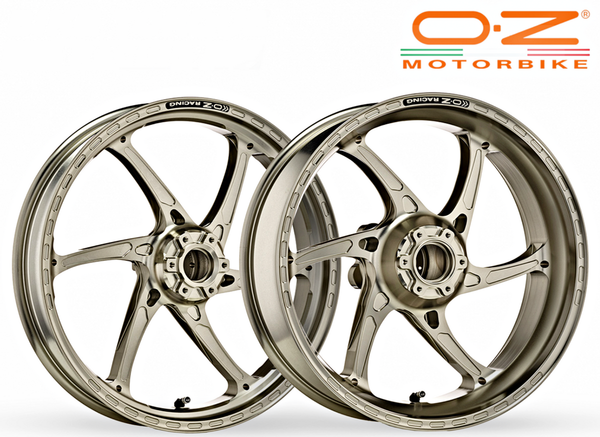 Titanium Italy in stock. DUCATI 2025-2026 Panigale V4 forged wheels set OZ-Racing GASS RS-A H3102DU35 + H6332DU60.