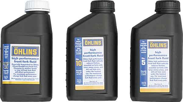 1309-01 OHLINS Genuine Front Fork Oil 1L 43R&T (for upright/inverted)