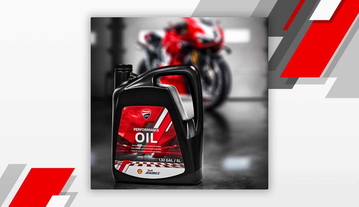 ドゥカティ コルセパフォーマンスオイル 5リットル パニガーレV4R 純正 Ducati Corse Performance Oil powered by Shell for PanigaleV4R 1.32Gal 5L
