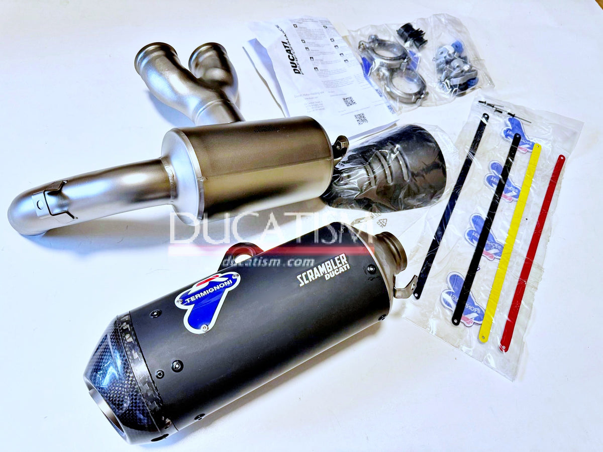ドゥカティ 2023-2026 スクランブラー レーシングサイレンサー テルミニョーニ Scrambler NIGHTSHIFT DUCATI 96482221AA Termignoni