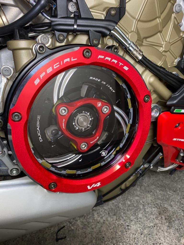 DUCABIKE DUCATI PanigaleV4 クリアークラッチカバー CCV401AD ドゥカティ パニガーレ V4 CCV401DA