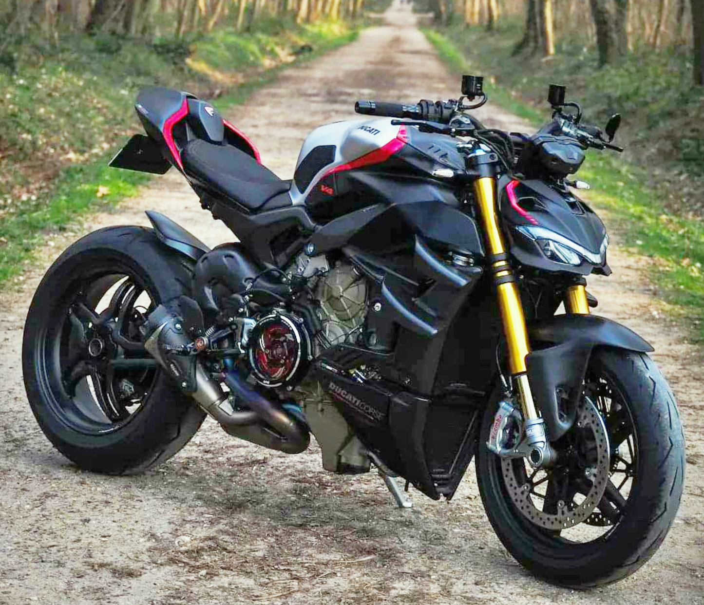 イタリア在庫あり DUCATI パニガーレV4 ARROW フルチタン スリップオンサイレンサー PanigaleV4 ストリートファイターV4 アロー 71162PK