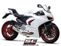 SC-PROJECT - S1 スリップオンサイレンサー & 2-1 専用キャタライザー付リンクパイプ バッフル付属 PANIGALE V2 '20-24 D35-LT41T