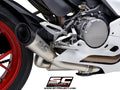 SC-PROJECT - S1 スリップオンサイレンサー & 2-1 専用キャタライザー付リンクパイプ バッフル付属 PANIGALE V2 '20-24 D35-LT41T