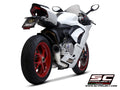 SC-PROJECT - S1 スリップオンサイレンサー & 2-1 専用キャタライザー付リンクパイプ バッフル付属 PANIGALE V2 '20-24 D35-LT41T