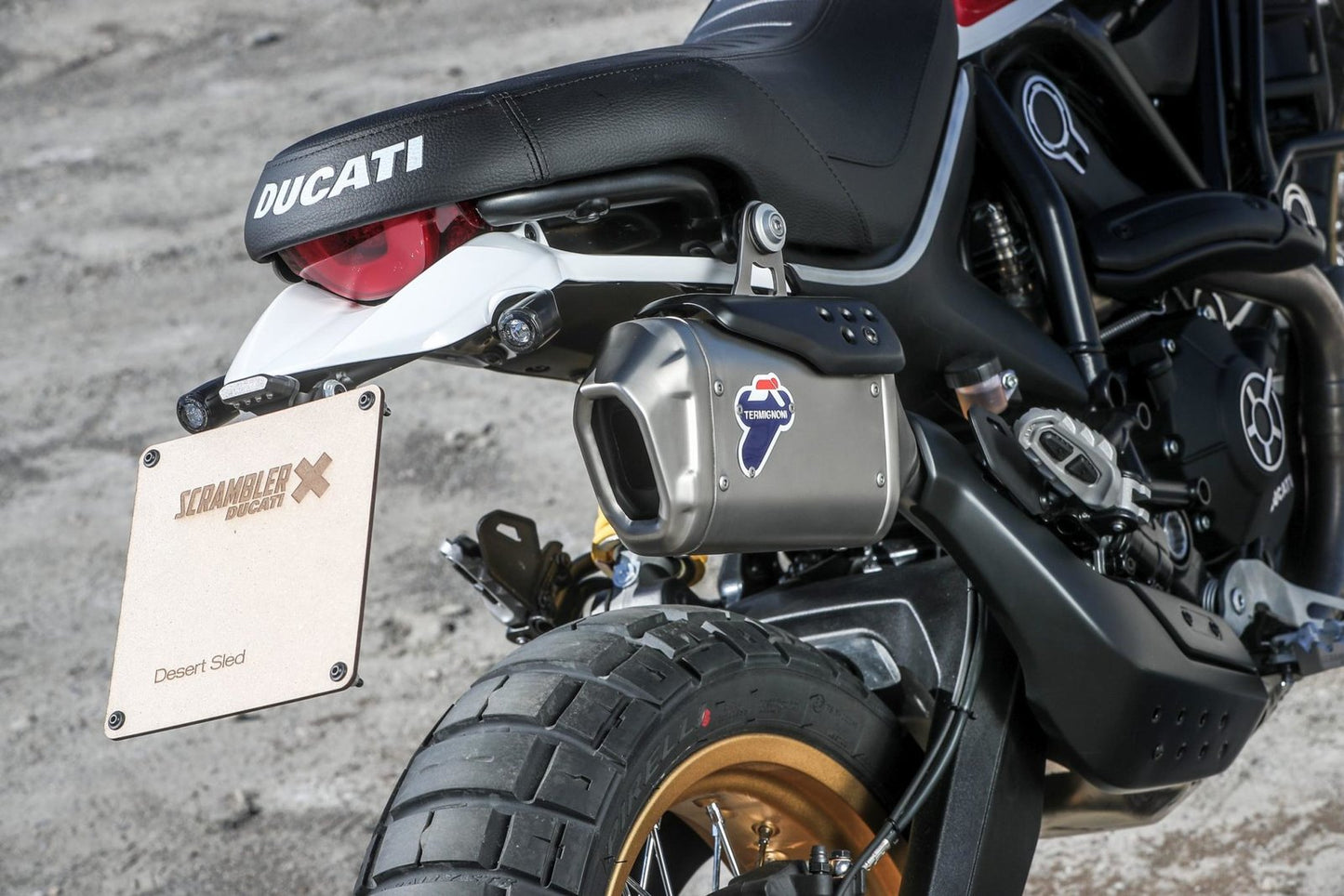DUCATI スクランブラー DESERT SLED ハイポジションサイレンサーキット Euro承認 96481971AA ドゥカティ テルミニョーニ SCRAMBLER デザートスレッド