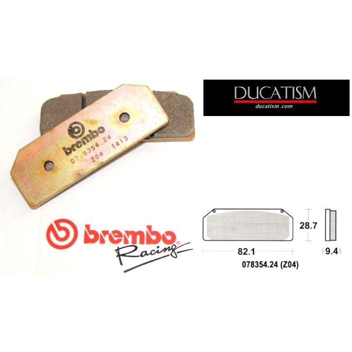 イタリア在庫あり brembo Z04 ブレーキパッド P4 34/38 07835424 Racing ブレンボキャリパー brake pad GP4-PR