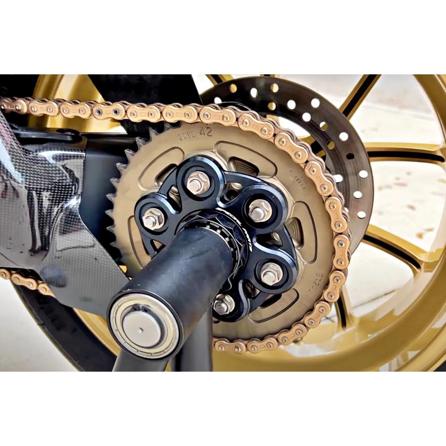 SITTA Sprocket & Holder Aluminum Carrier Rear Sprocket 204D 525 520 DUCATI 1198/1098/Monster1200