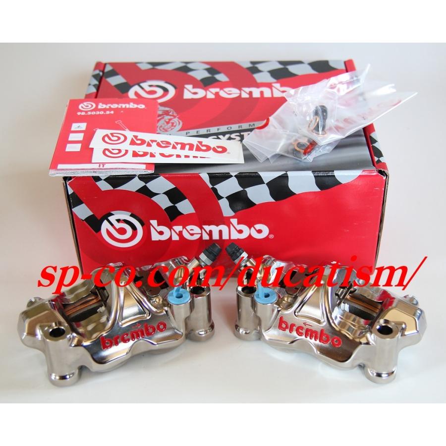 イタリア在庫あり brembo GP-4RX 108p HPK ラジアル CNCキャリパー レーシング パッド付き 220.B010.10 ニッケルコート ブレンボ純正品