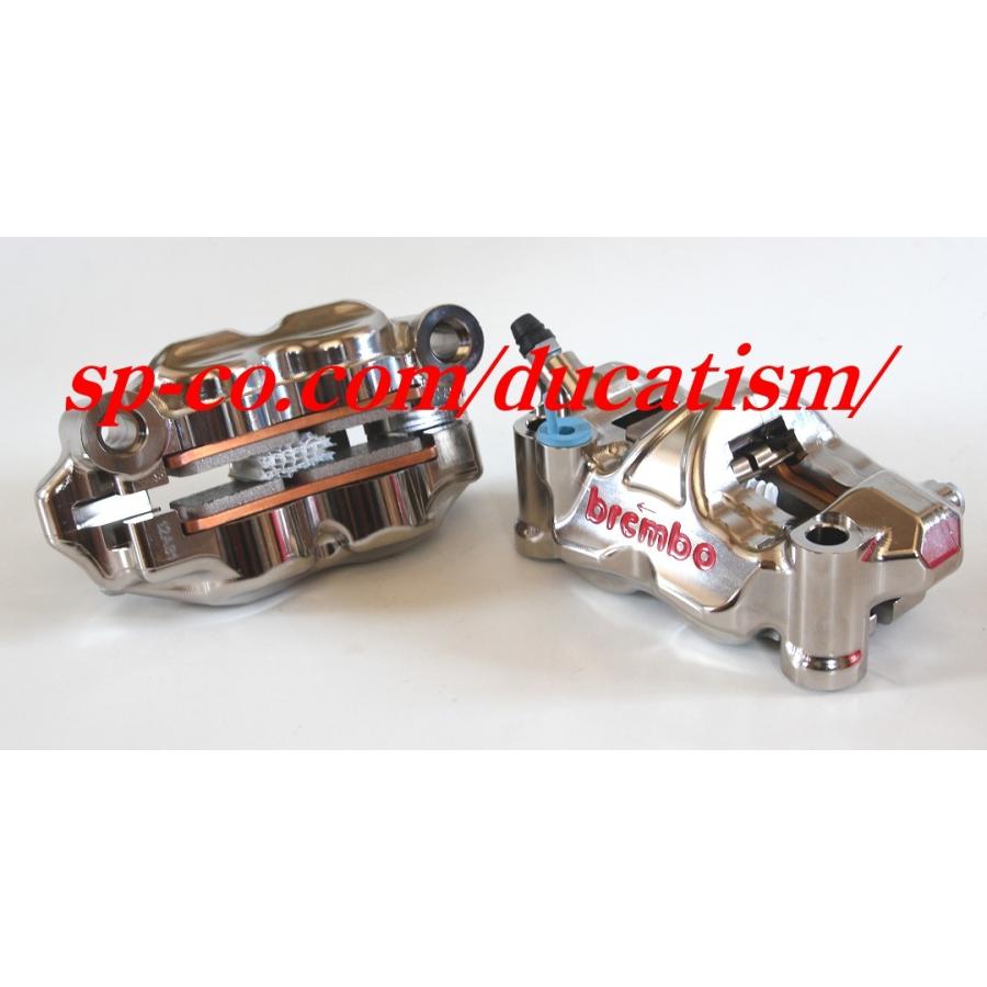 イタリア在庫あり brembo GP-4RX 108p HPK ラジアル CNCキャリパー レーシング パッド付き 220.B010.10 ニッケルコート ブレンボ純正品
