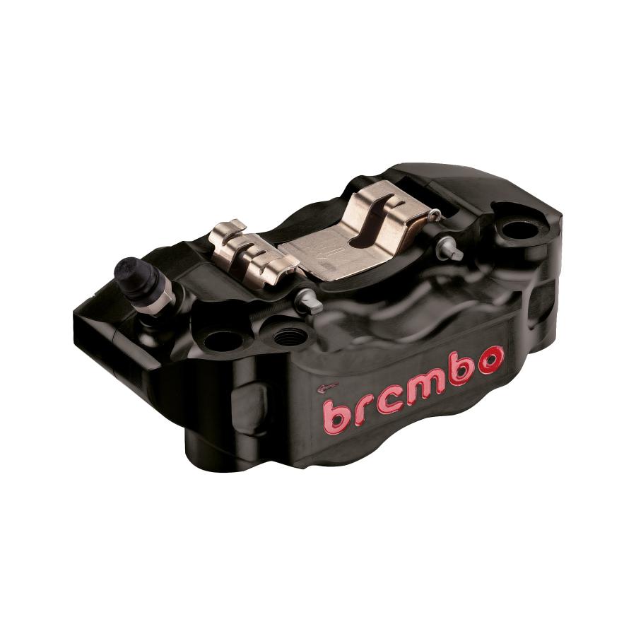 bremboレーシング HPK ラジアル P4 CNCキャリパー 108p ブラックアルマイト パッド付き 220.B473.40 ブレンボ純正品