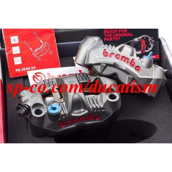 brembo GP4-RS monoblock radial mount brake caliper 30/30 108mm left and right set with pad 220.C783.10