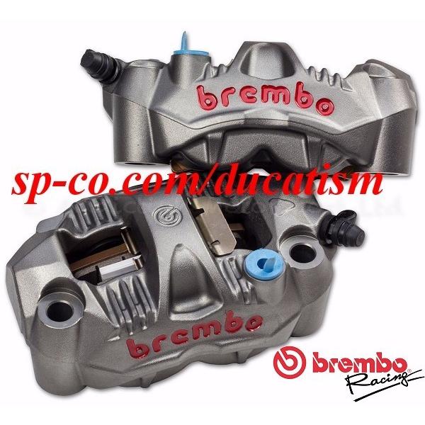 brembo GP4-RS monoblock radial mount brake caliper 30/30 108mm left and right set with pad 220.C783.10