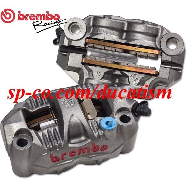 brembo GP4-RS monoblock radial mount brake caliper 30/30 108mm left and right set with pad 220.C783.10