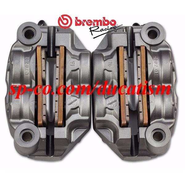 brembo GP4-RS monoblock radial mount brake caliper 30/30 108mm left and right set with pad 220.C783.10