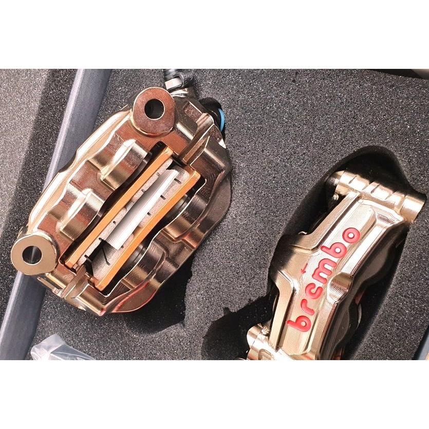 イタリア在庫あり brembo GP4-MS HPラジアル モノブロック CNCキャリパー 左右set ニッケルコート 100mmピッチ 220.D600.10 ブレンボ レーシング DUCATI 220d60010