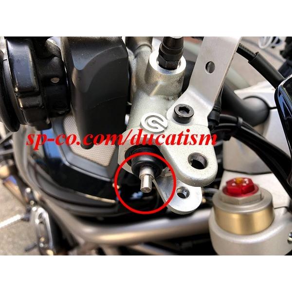 TWM レバー DUCATI PanigaleV4/12991199/1098/999/Monster1100 brembo セミラジアルマスター用 可倒レバー RACING レーシング ブラック