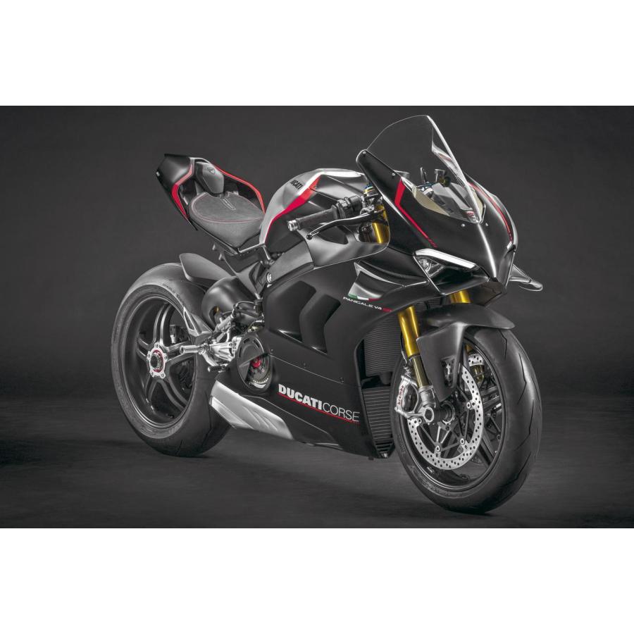 DUCATI Panigale V4SP マットブラック/レッド パッセンジャーシートカバー 純正 パニガーレ V4SP 48222451AF