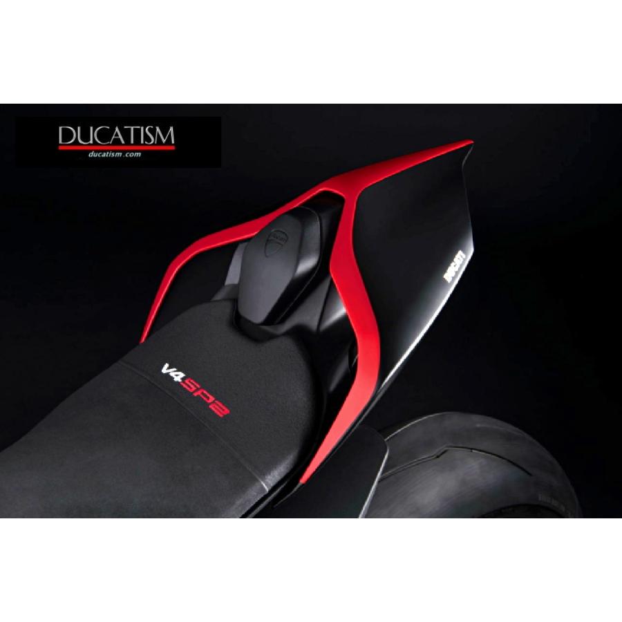 DUCATI Panigale V4SP2 Streetfighter V4 SP2 マットブラック/レッド パッセンジャーシートカバー 純正 ドゥカティ パニガーレ V4SP2 48222451AL