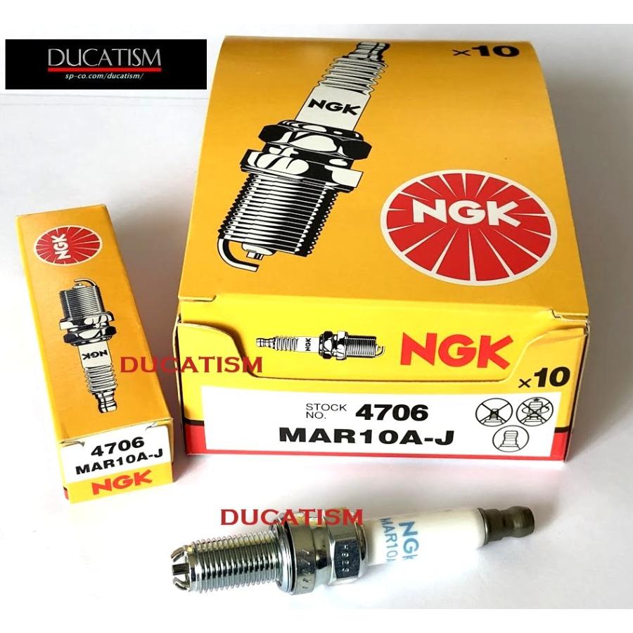 NGK MAR10A-J DUCATI 純正 スパーク プラグ 67040381A パニガーレ 1299/1199/899/959 Diavel Multistrada 1200 Monster 1200 ドゥカティ Panigale 4706
