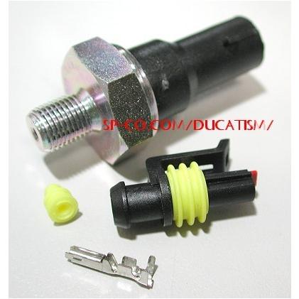 DUCATI genuine oil pressure switch countermeasure product + with genuine aluminum gasket ring DUCATI genuine genuine product 69921511A