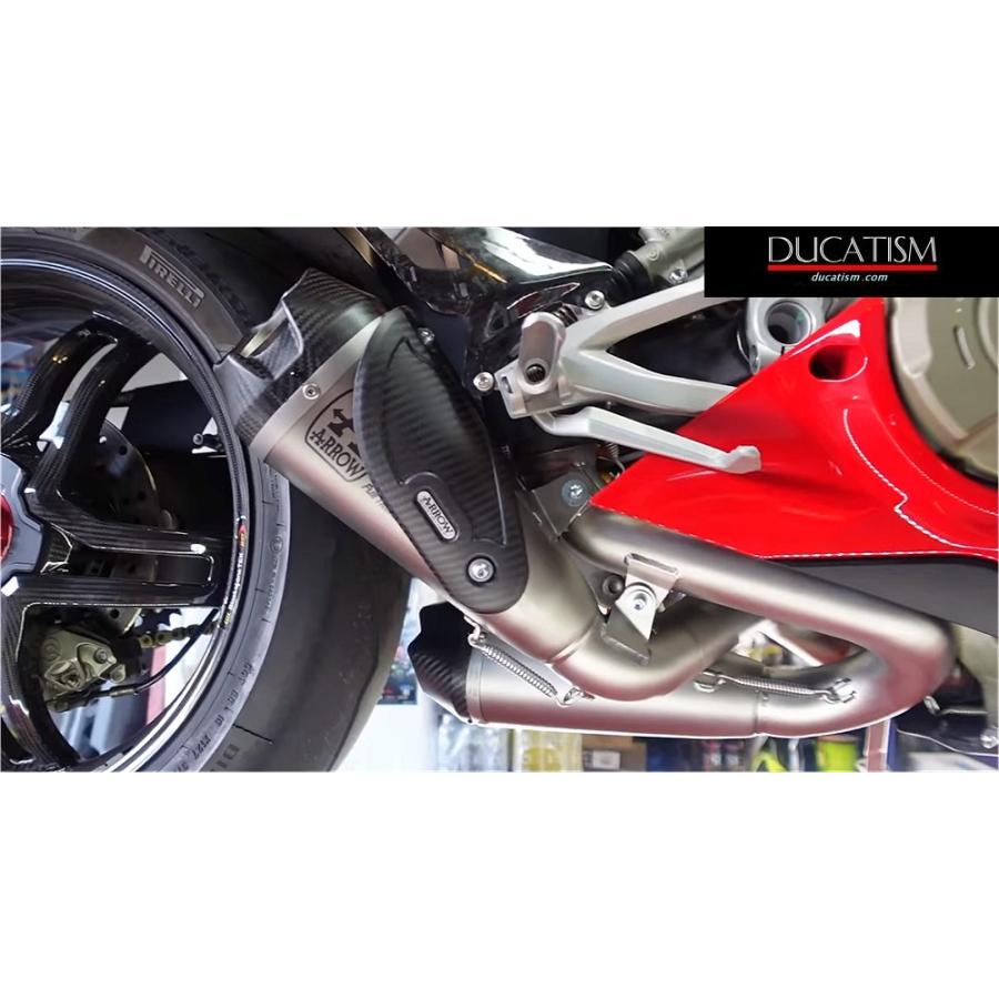 イタリア在庫あり DUCATI パニガーレV4 ARROW フルチタン スリップオンサイレンサー PanigaleV4 ストリートファイターV4 アロー 71162PK