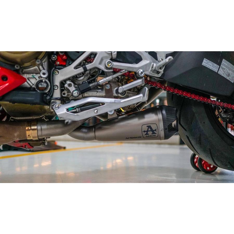 イタリア在庫あり DUCATI パニガーレV4 ARROW フルチタン スリップオンサイレンサー PanigaleV4 ストリートファイターV4 アロー 71162PK