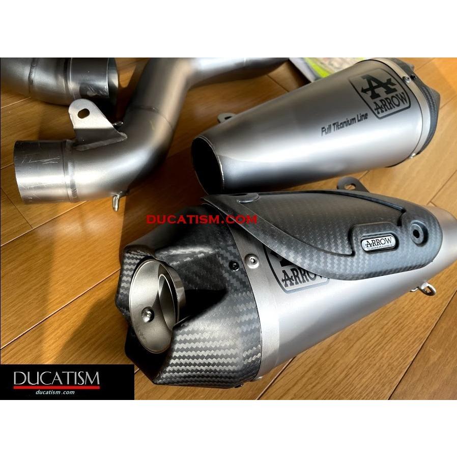 イタリア在庫あり DUCATI パニガーレV4 ARROW フルチタン スリップオンサイレンサー PanigaleV4 ストリートファイターV4 アロー 71162PK