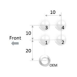 DUCATI Panigale V2 Back Step Set Panigale V2 2020-2022 Ducati Performance Genuine Genuine Footpeg 96280621AA