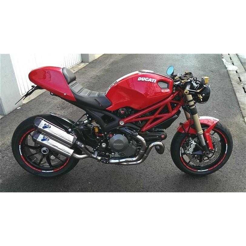 イタリア在庫あり テルミニョーニ モンスター 1100EVO 承認サイレンサー 96450111B DUCATI Monster 1100 Evo ECU+エアクリーナーフルset