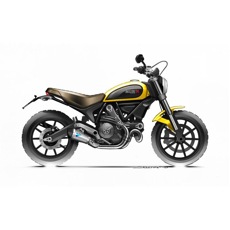 Ducati Scrambler Slip-on Silencer Termignoni Scrambler DUCATI Performance 96480681A Euro4