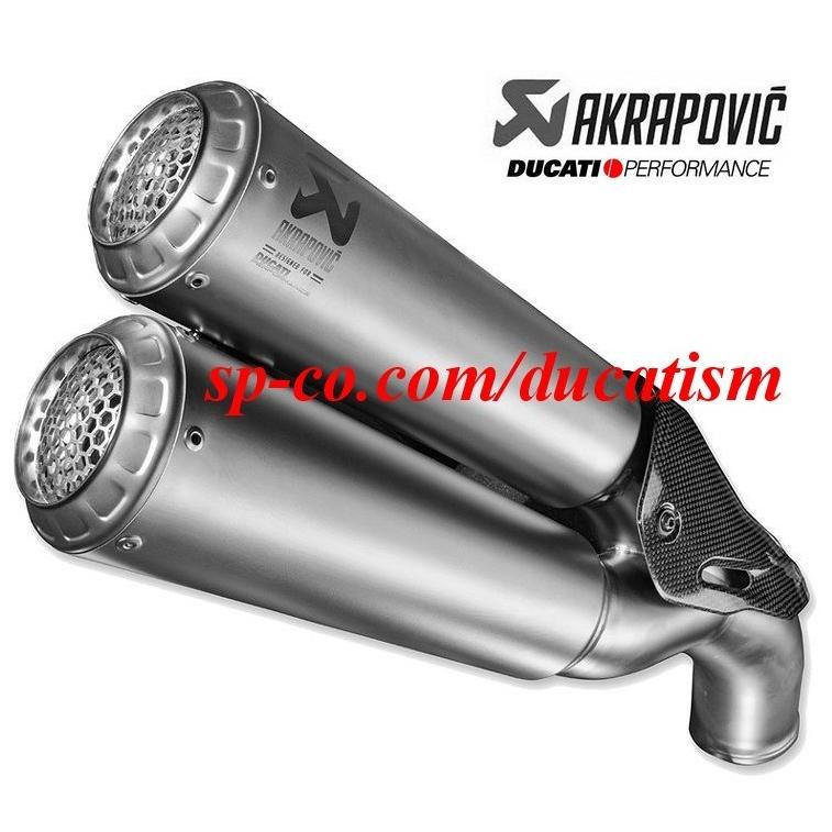 DUCATI 2022-2023 Panigale V4/V4S/V4R Full Exhaust Akrapovic PanigaleV4 AKRAPOVIC 96482081A Ducati Performance Genuine Genuine Product