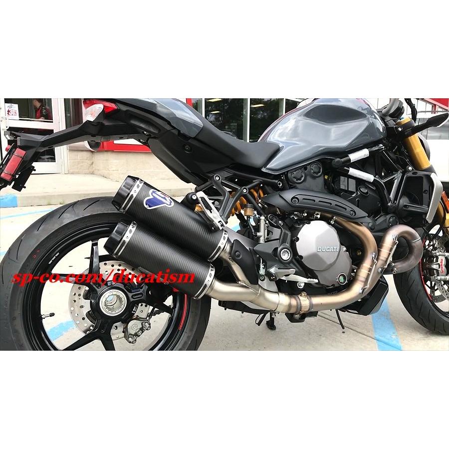 イタリア在庫あり TERMIGNONI テルミニョーニ DUCATI Monster1200 フルエキ カーボンサイレンサー 96481211A D145