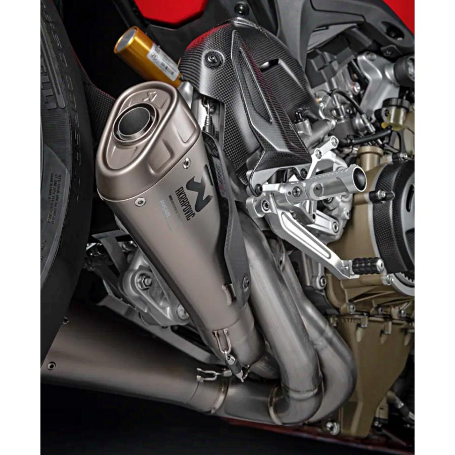 Italy stock DUCATI 2020-2022 Street Fighter V4 Full Exhaust Akrapovic 96481653AA Ducati DP Genuine Product Akrapovic