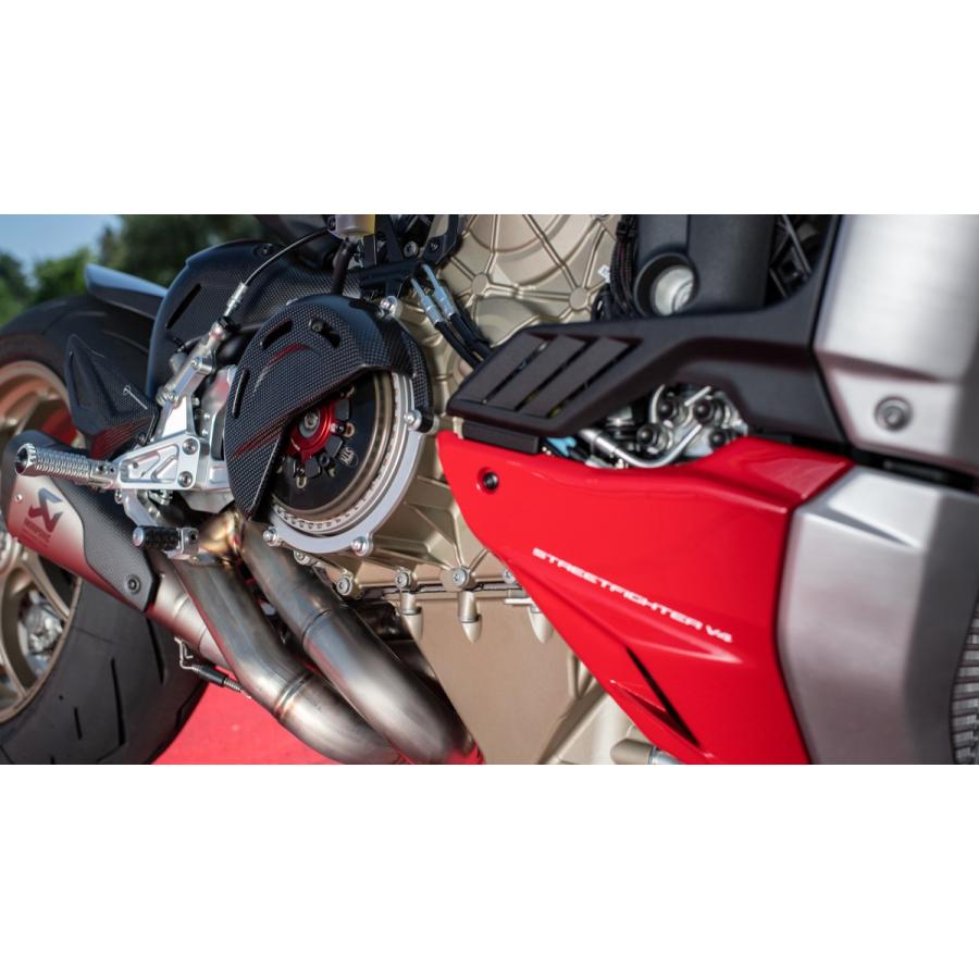 Italy stock DUCATI 2020-2022 Street Fighter V4 Full Exhaust Akrapovic 96481653AA Ducati DP Genuine Product Akrapovic