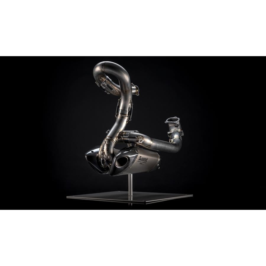 Italy In stock Ducati Panigale V2 Titanium Complete Exhaust Unit Full Exhaust 96481722AA DUCATI Panigale AKRAPOVIC
