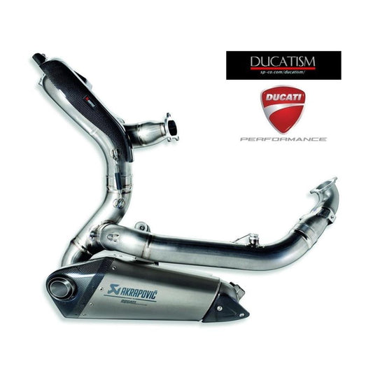 イタリア在庫あり ドゥカティ StreetFighter V2 チタン製 コンプリートエキゾーストユニット フルエキゾースト 96482061AA DUCATI ストリートファイターV2 AKRAPOVIC