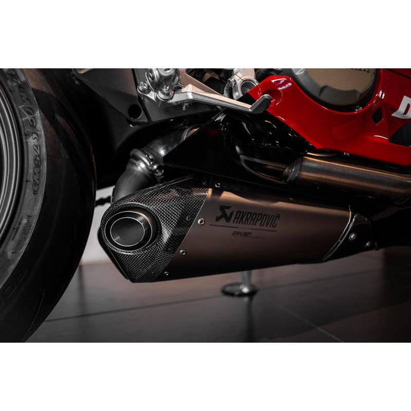 イタリア在庫あり ドゥカティ PanigaleV2 チタン製レーシングサイレンサー 96481732AA DUCATI StreetFighterV2 パニガーレ DP Akrapovic