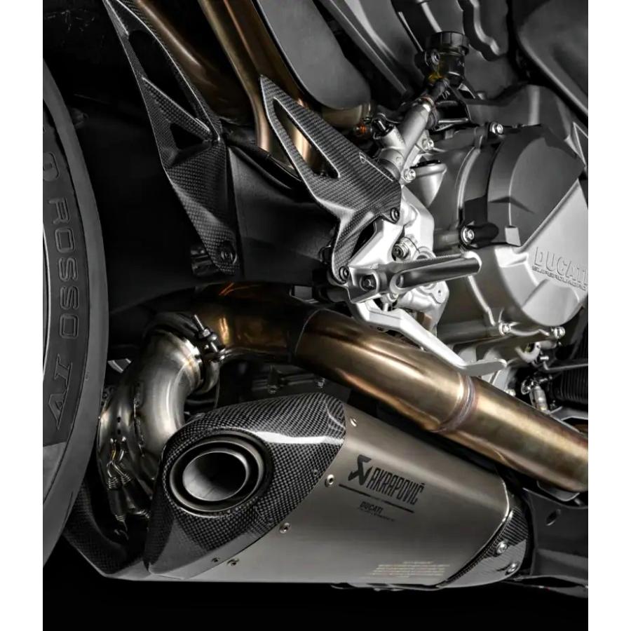 イタリア在庫あり ドゥカティ PanigaleV2 チタン製レーシングサイレンサー 96481732AA DUCATI StreetFighterV2 パニガーレ DP Akrapovic