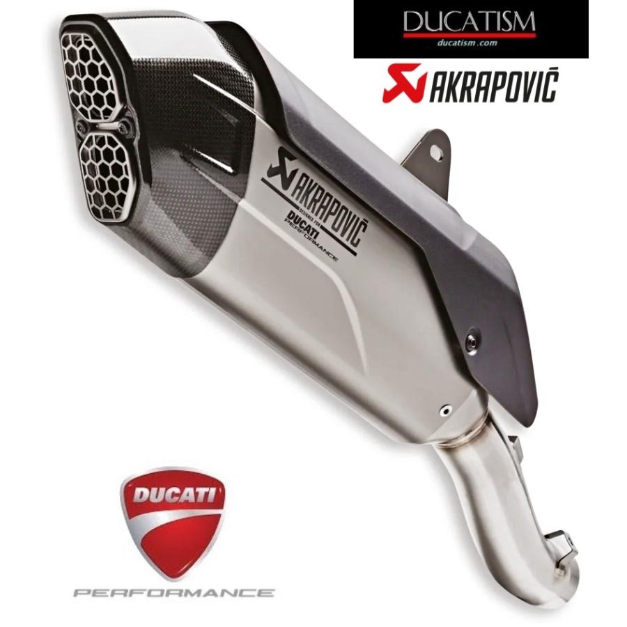 DUCATI MultiStradaV4 Euro5 基準適合 スリップオンサイレンサー 96481775DA アクラポヴィッチ ムルティストラーダV4 ドゥカティ 純正