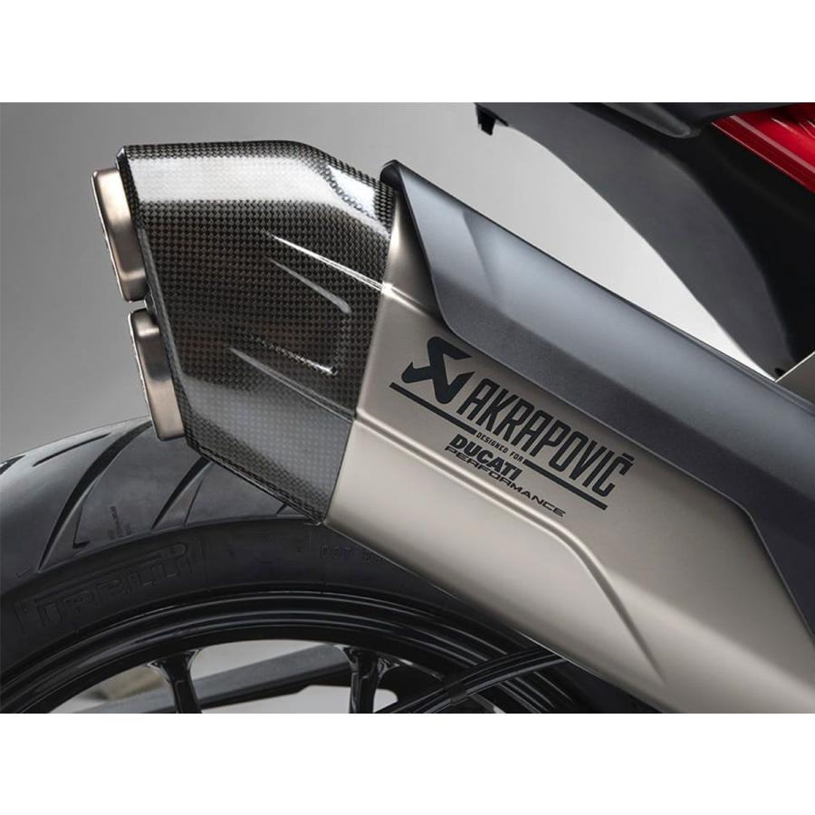 DUCATI MultiStradaV4 Euro5 基準適合 スリップオンサイレンサー 96481775DA アクラポヴィッチ ムルティストラーダV4 ドゥカティ 純正
