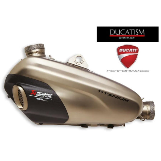 イタリア在庫あり DUCATI Euro4 承認サイレンサー PanigaleV4 StreetFighterV4 96481712AA ドゥカティ 純正 パニガーレV4 Akrapovic アクラポヴィッチ
