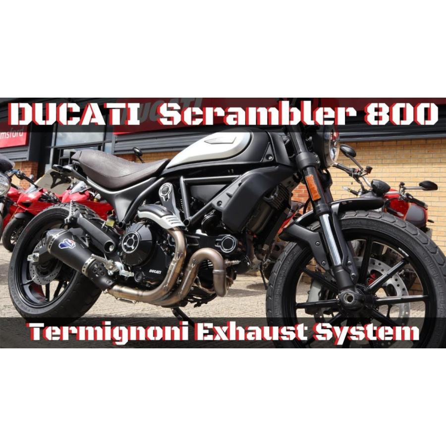 イタリア在庫あり ドゥカティ スクランブラー サイレンサー テルミニョーニ SCRAMBLER DUCATI 96481402A Euro4 Termignoni