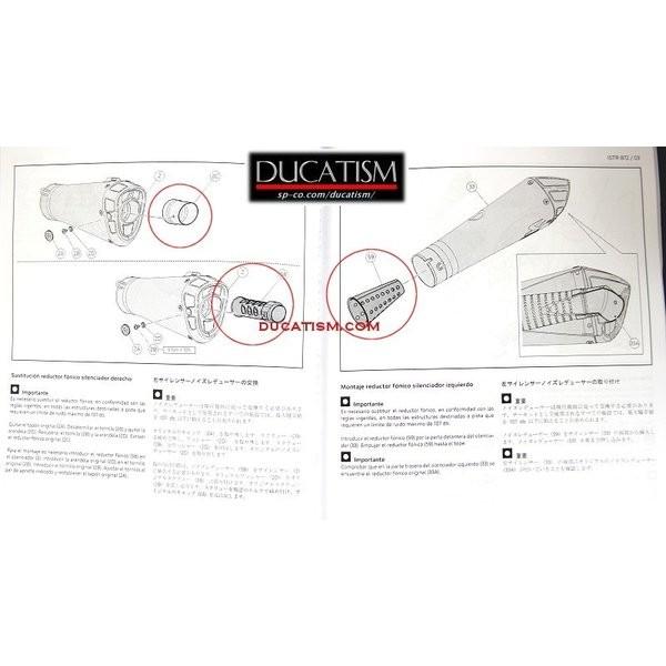 Italy stock DUCATI 2020-2022 Street Fighter V4 Full Exhaust Akrapovic 96481653AA Ducati DP Genuine Product Akrapovic