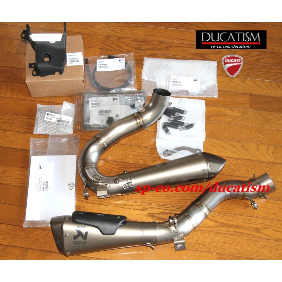 Italy in stock DUCATI PanigaleV4 2022-2023 Panigale V4 Slip-on Silencer Akrapovic Ducati DP Genuine Product 96482101A Akrapovic